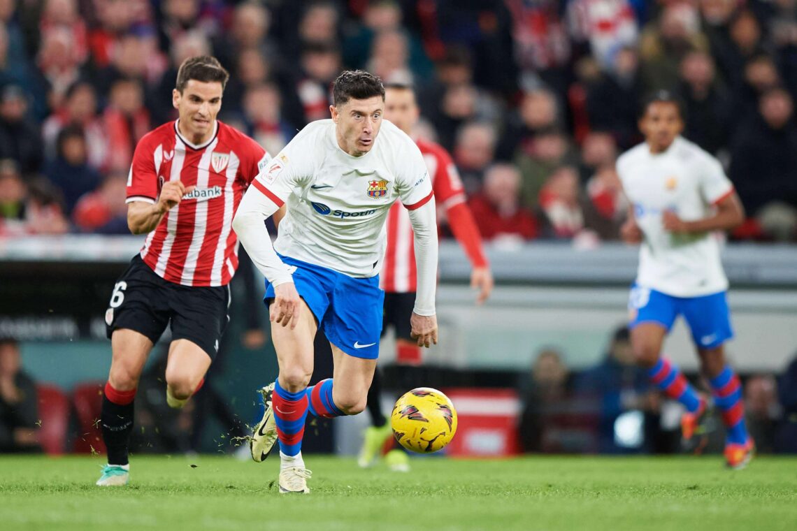 Robert Lewandowski i Mikel Vesga