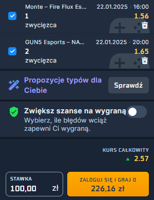 Zdjęcie na kupon esport 22.01.2025