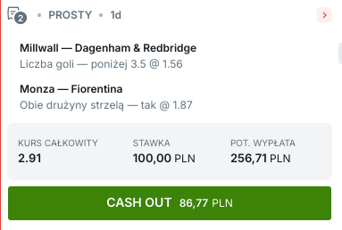 Propozycja kuponu w Superbet