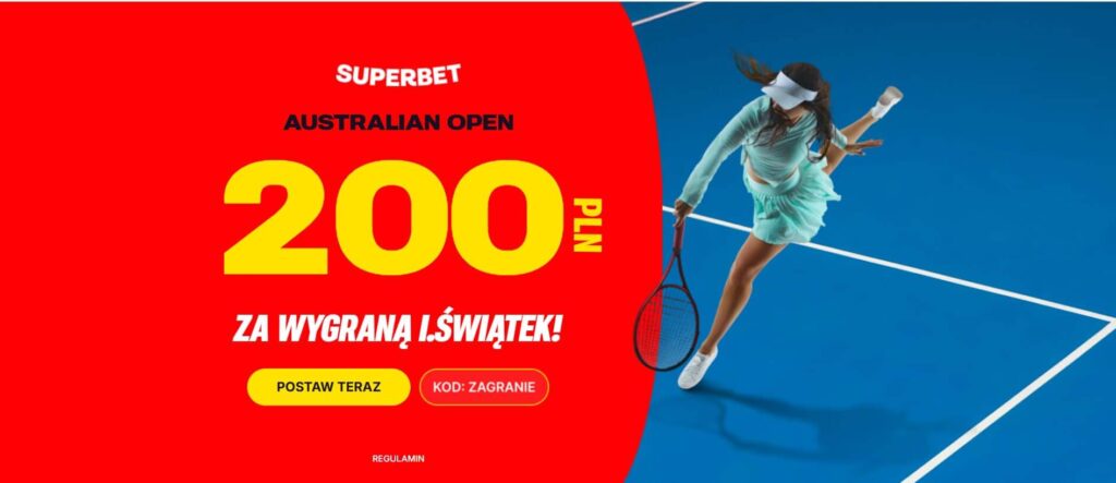 baner na Iga Świątek na Australian Open