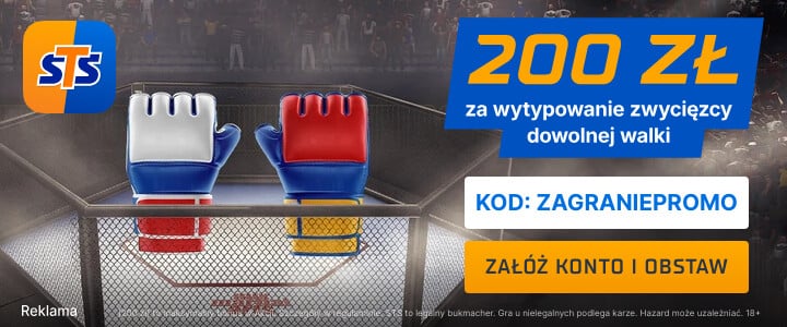 baner na UFC 311 od STS