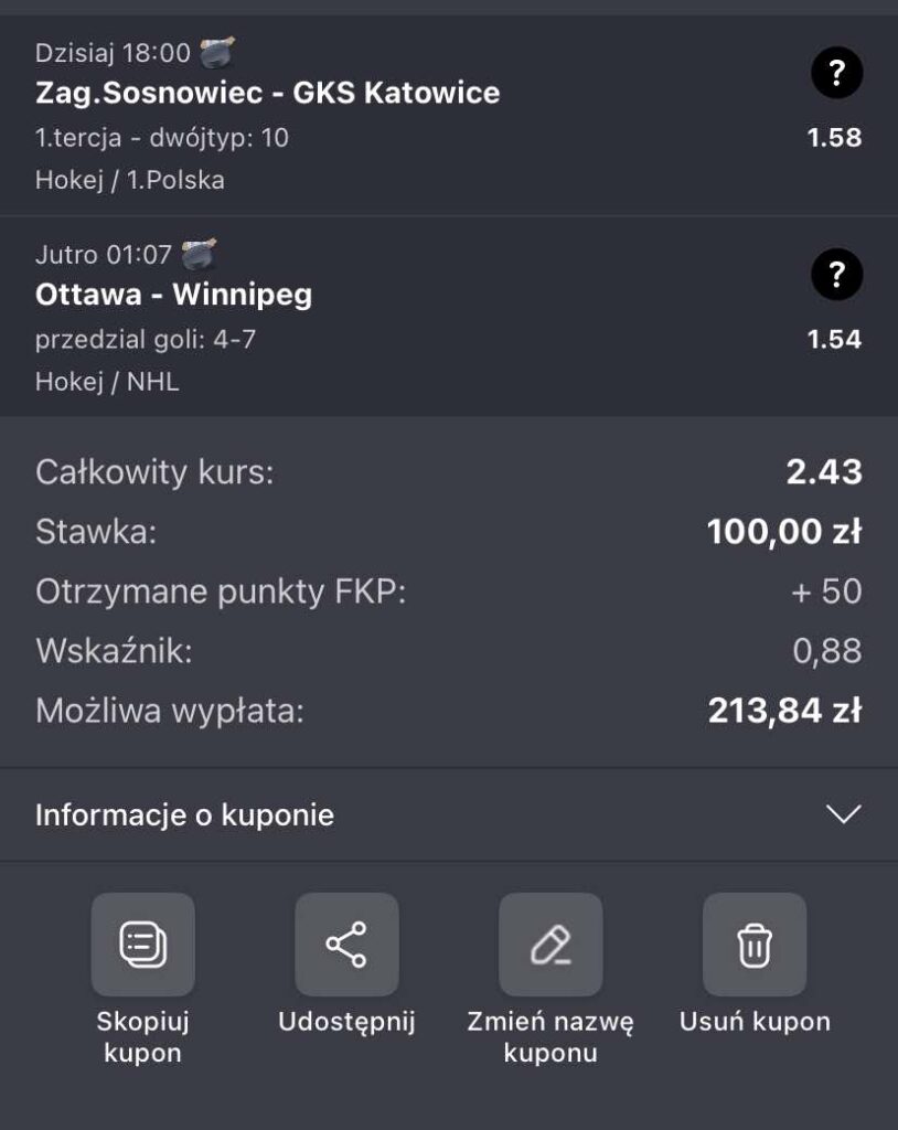 THL NHL FORTUNA