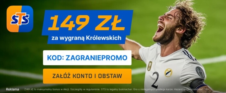 STS baner na zwycięzcę Leganes - Real Madryt