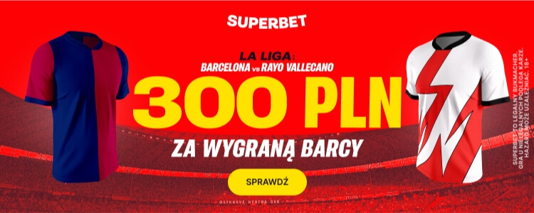 Superbet baner na FC Barcelona - Rayo Vallecano