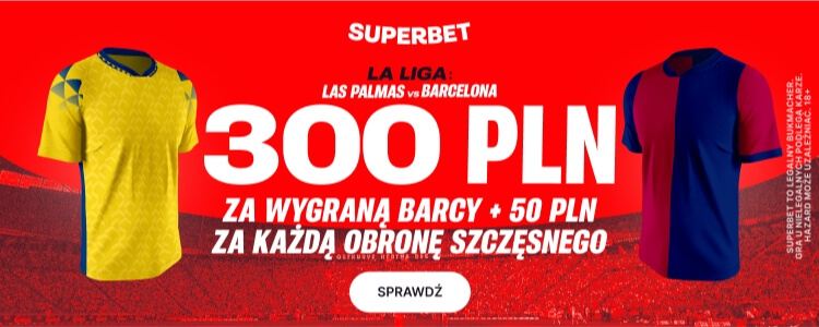 Superbet bonus na wygraną Barcelony