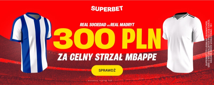 Superbet baner na Real Sociedad - Real Madryt