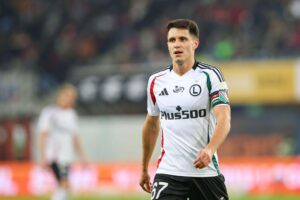 Bartosz Kapustka podczas meczu