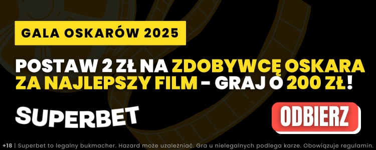 promocja "postaw na zdobywcę Oscara za najlepszy film" Superbet