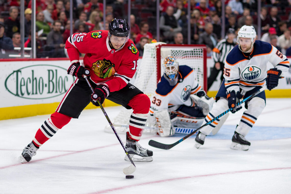 Zawodnicy Oilers Blackhawks