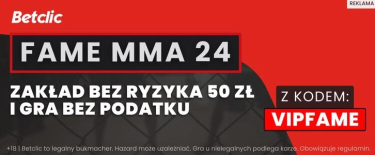 Baner Betclic na Fame MMA 24