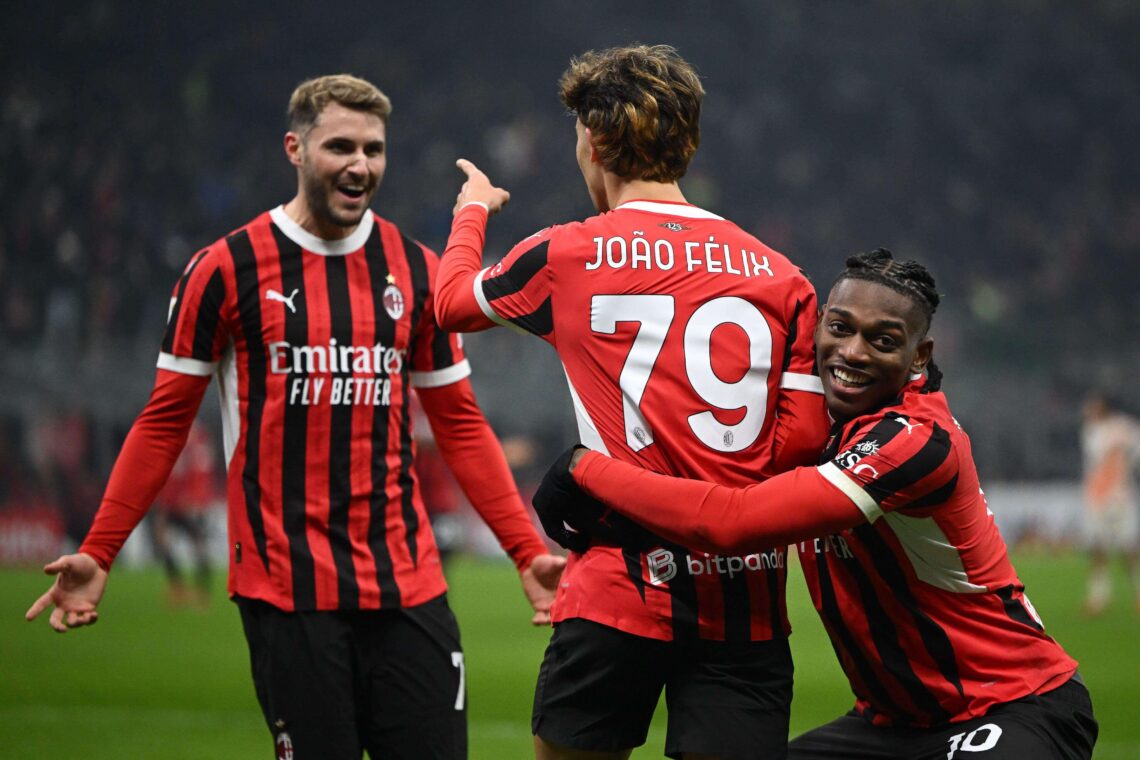 Joao Felix, Rafael Leao i Santiago Gimenez