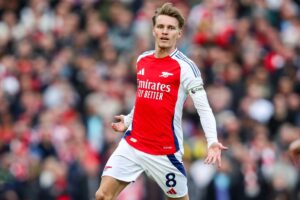 Martin Odegaard podczas meczu