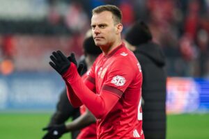 Piłkarz Widzewa po wygranym spotkaniu