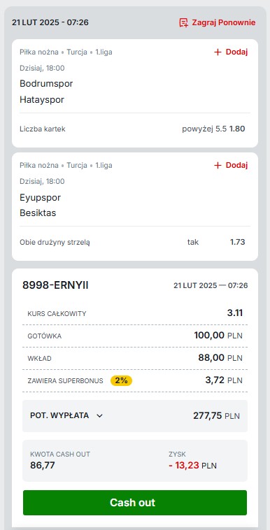 21.02. Superbet Turcja