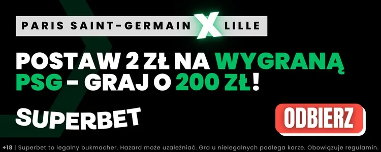 Superbet baner na PSG - Lille