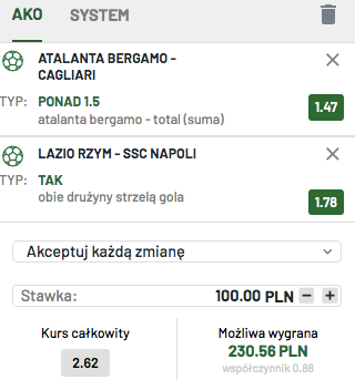 Propozycja kuponu w Totalbet