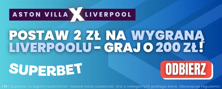 baner na Aston Villa - Liverpool