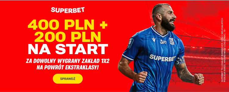 baner na Ekstraklasę od Superbet