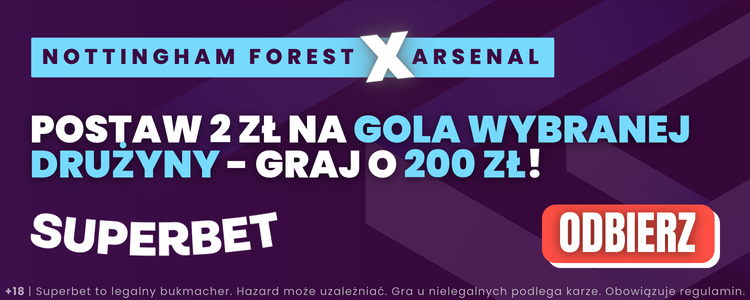 baner na Nottingham - Arsenal