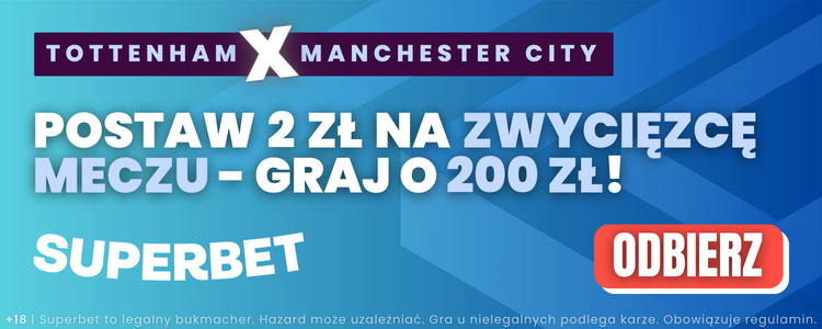 baner na Tottenham - Manchester City