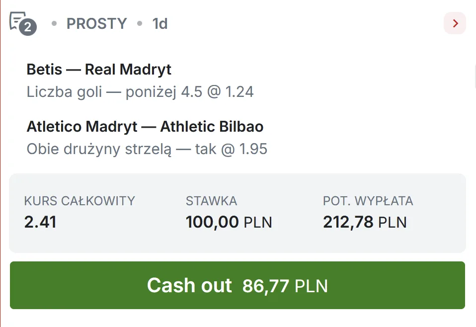 propozycja kuponu Superbet