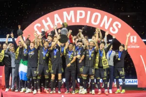 LoS Angeles FC z trofeum za zdobycie Pucharu USA