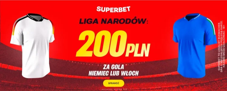 Superbet baner na Niemcy - Włochy