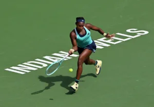 Coco Gauff odbija forehandem Indian Wells tenis 21.03.2025