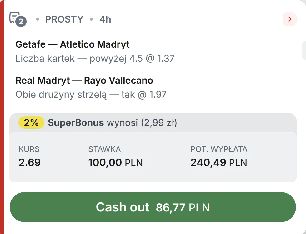 propozycja kuponu Superbet