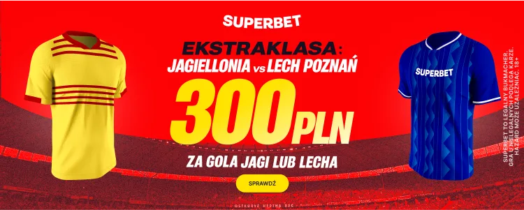 baner Superbet na Lech - Jagiellonia