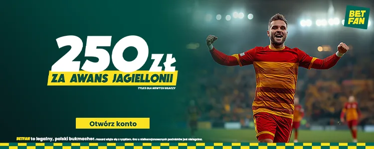 BETFAN Cercle - Jagiellonia 13.03 250 PLN freebet