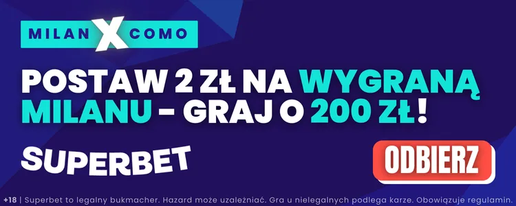 Milan - Como Superbet promocja 15 marca