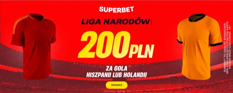 Superbet baner na Hiszpania - Holandia