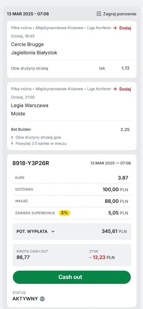 Superbet LK 13.03. LK