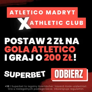 Superbet baner na Atletico - Bilbao