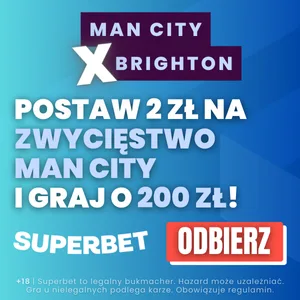 baner na Manchester City - Brighton