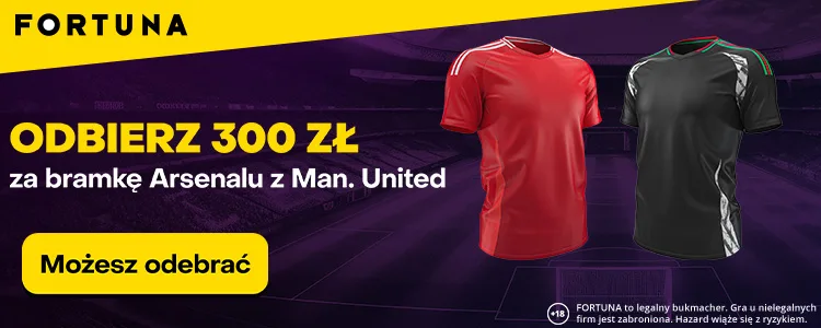 baner Fortuna na United - Arsenal