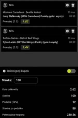 Kupon go+bet ZAGRANIE