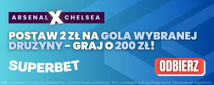 baner na zasilacz Arsenal - Chelsea