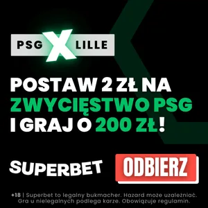 Baner Superbet na PSG - Lille