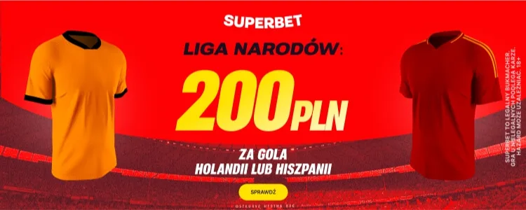 Superbet baner na Holandia - Hiszpania