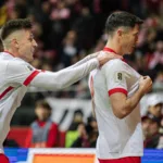 Robert Lewandowski, Krzysztof Piątek Polska - Litwa 21.03