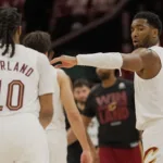 Darius Garland, Donovan Mitchell, NBA, 28.04.2025