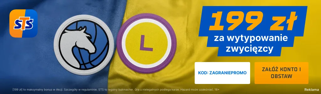 Mavericks - Lakers STS promocja 09.04