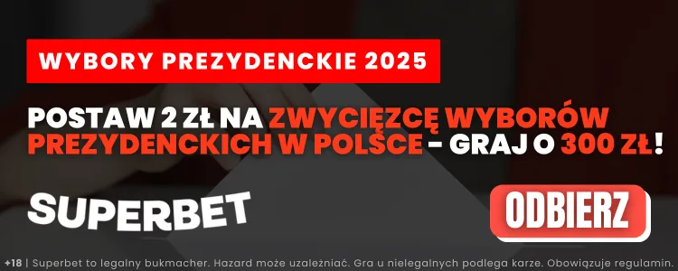 baner Superbet na wybory 2025