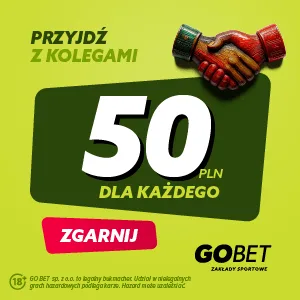Baner GOBET przyjdź z kolegami