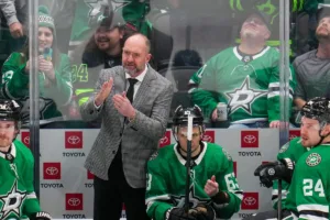 Dallas-Stars-walczy-o-final-Pucharu-Stanleya-w NHL-z-Edmonton-Oilers-foto-Associated Press / Alamy Stock Photo