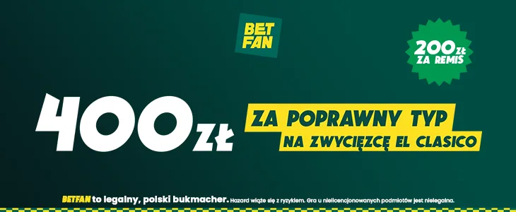 baner na Real - Barcelona od Betfan