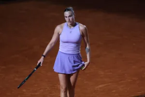 Aryna Sabalenka po straconym punkcie