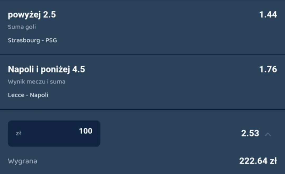 Kupon double Serie A, Ligue 1 03.05.2025
